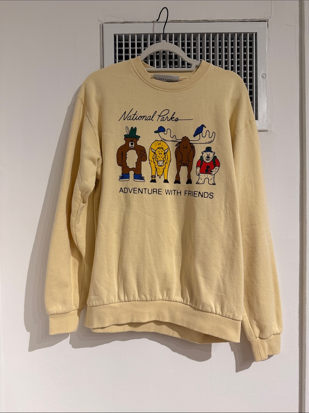 Parks Project Cream 'Adventure With Friends' Crewneck Sweatshirt